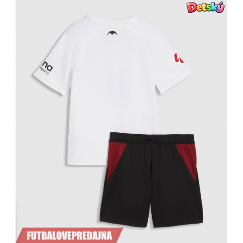 Lacne Dětský Futbalové dres Valencia 2026-27 Krátky Rukáv - Domáci (+ trenírky)